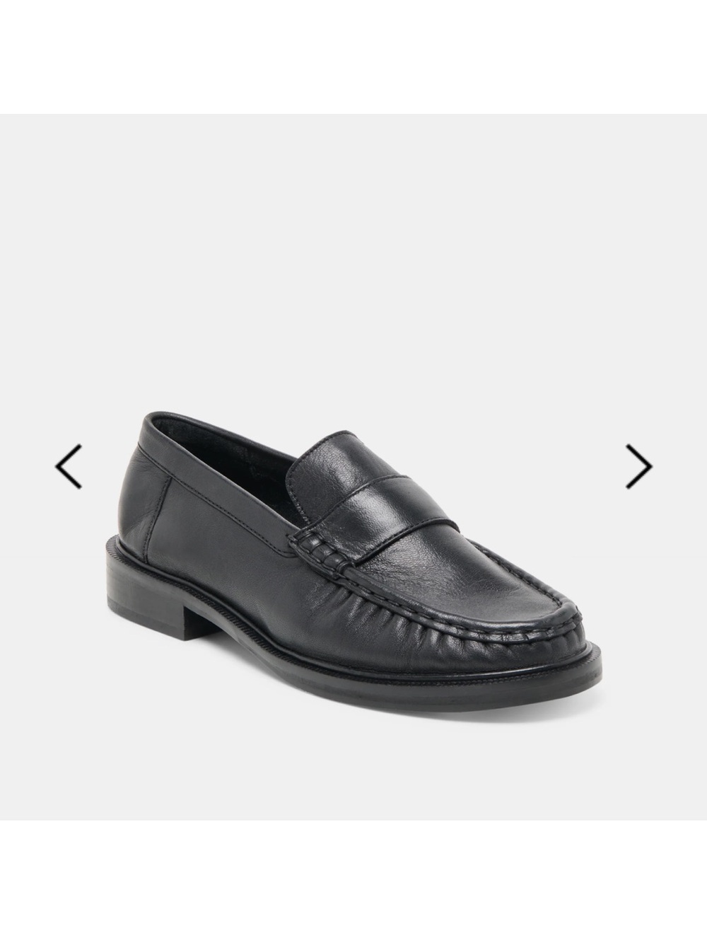 NWT Dolce Vita Bodi Loafers in Black Leather - Picture 4 of 11